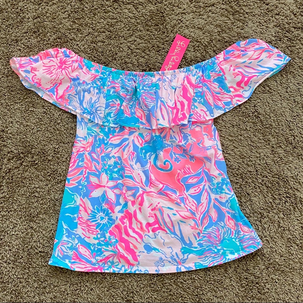Lilly Pulitzer off shoulder top